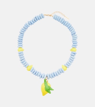 Citron beaded necklace | Jennifer Behr