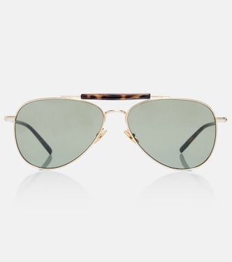 Gafas de sol de aviador SL Logo | Saint Laurent