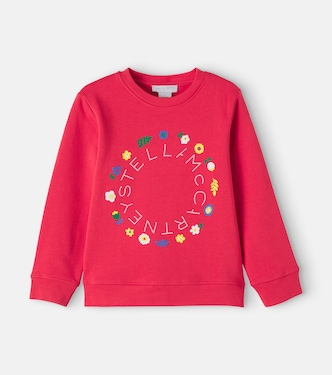 Printed cotton jersey sweatshirt | Stella McCartney Kids