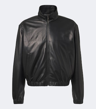 Leather blouson jacket | Saint Laurent