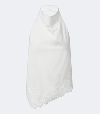Klara cotton halterneck top  | SIR