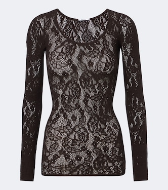 Infinite floral lace top | Wolford