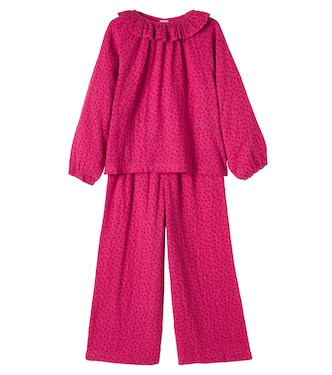 Papita floral cotton top and pants set | Bonton