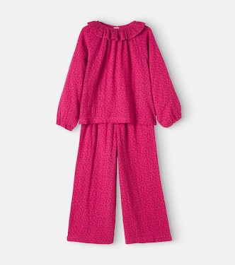 Papita floral cotton top and pants set | Bonton