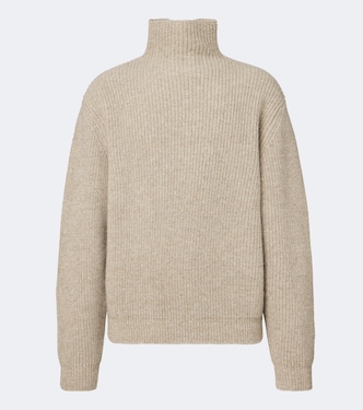 Ribbed-knit alpaca and yak sweater | Lemaire