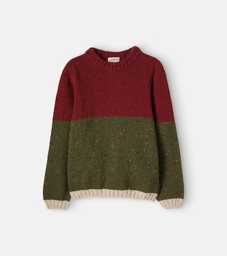Nilo wool-blend tweed sweater | Cozmo