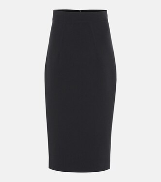 Hokoku crêpe pencil skirt | Safiyaa