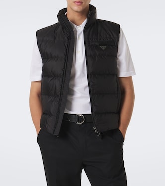 Re-Nylon padded vest in black - Prada | Mytheresa