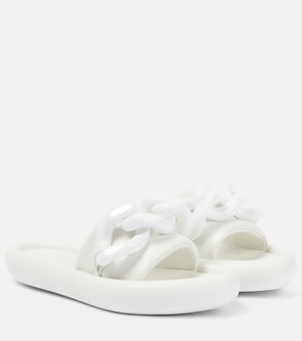 Air Slide chain-trimmed sandals | Stella McCartney