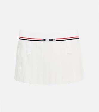 Pleated miniskirt | Miu Miu