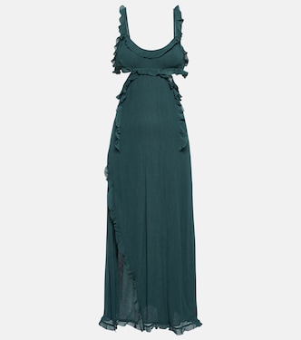 Robe midi en crêpe | Acne Studios