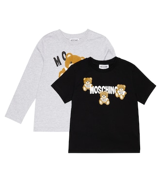 Set of 2 printed cotton T-shirts | Moschino Kids