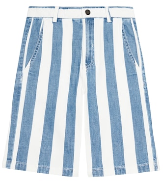 Striped denim shorts | Stella McCartney Kids