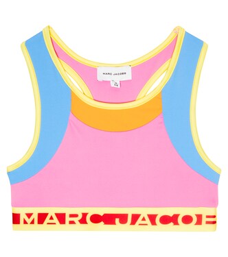 Logo colorblocked sports bra | Marc Jacobs Kids