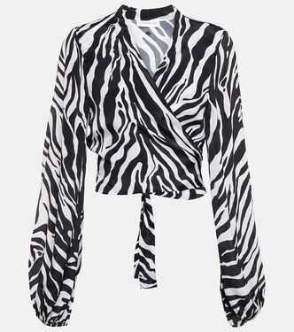 توب كروب بطبعات الزيبرا Tabitha | Alexandra Miro