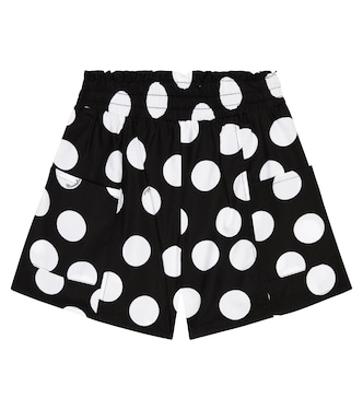 Polka-dot cotton shorts | Monnalisa