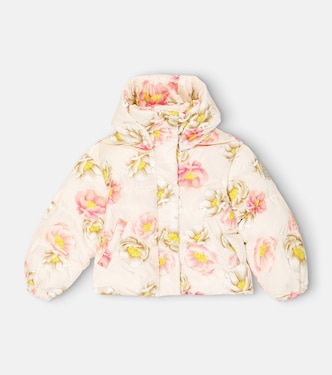 Veste matelassée à fleurs | Monnalisa