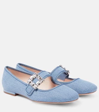 Ballerinas Très Vivier Strass Buckle Babies | Roger Vivier