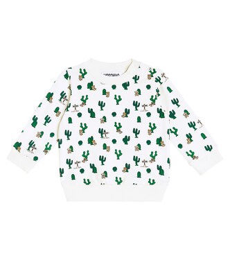 Baby printed cotton-blend sweatshirt  | Moschino Kids