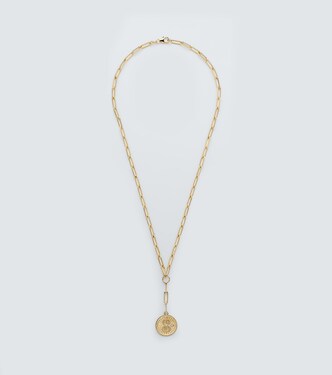 عقد من الذهب 18 قيراط مع ألماس Karma  | FoundRae