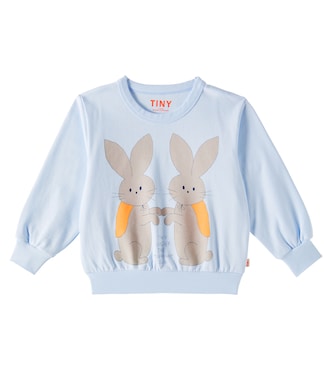 Bunnies cotton jersey sweatshirt | Tinycottons