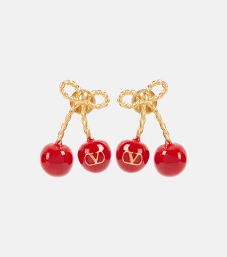 Chez Valentino Cherryfic earrings | Valentino