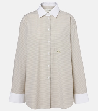Checked cotton shirt | Róhe