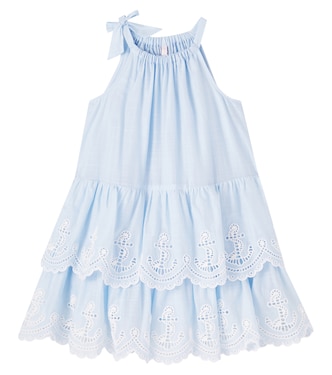 Abito Scarborough in cotone a balze | Zimmermann Kids