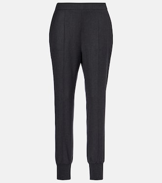 Pantalon à taille mi-haute en laine | Stella McCartney