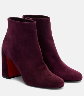 Jane 85 suede ankle boots | Christian Louboutin