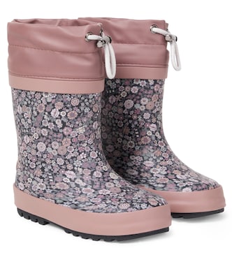 Floral rain boots | Wheat