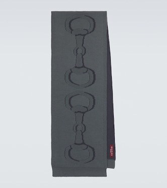 Horsebit wool scarf | Gucci