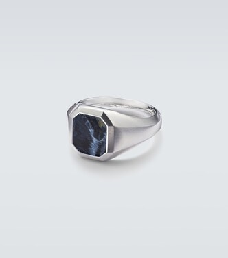 Streamline® sterling silver ring with pietersite | David Yurman