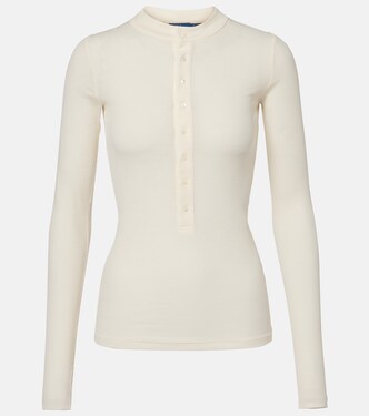 Cotton jersey Henley shirt | Polo Ralph Lauren