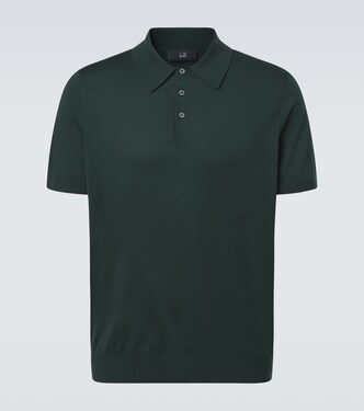 Cotton and silk polo shirt | Dunhill