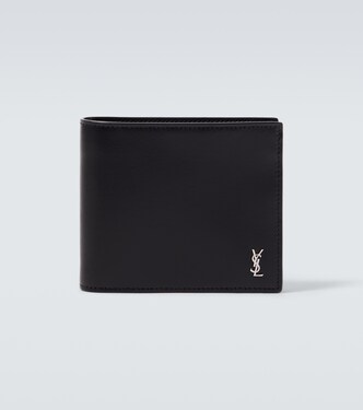 Tiny Cassandre leather bi-fold wallet | Saint Laurent