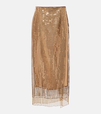 Jupe portefeuille à ornements | Roberto Cavalli