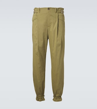 Egreta striped cotton-blend tapered pants | Kiko Kostadinov