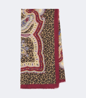 Sciarpa in modal e cashmere con stampa | Etro
