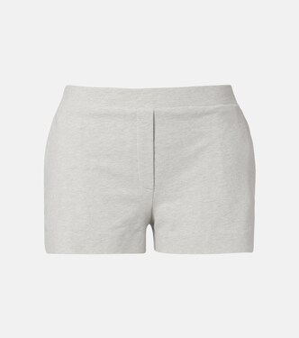 Cotton-blend jersey shorts | Norma Kamali