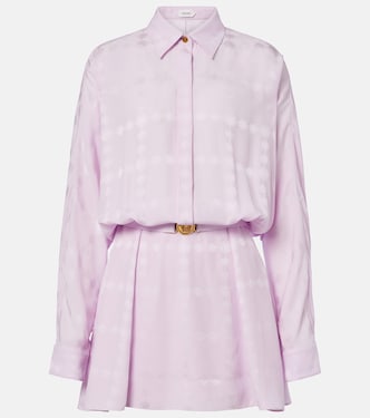 Robe chemise Medusa en soie | Versace