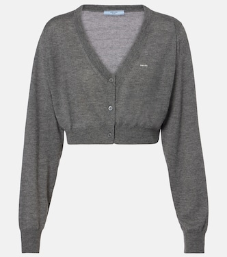 Cropped-Cardigan aus Kaschmir | Prada