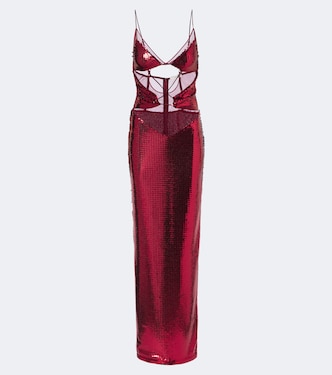 Vestido de fiesta con lentejuelas | Nensi Dojaka