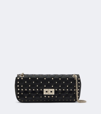 Rockstud Spike Medium leather shoulder bag | Valentino Garavani