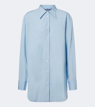 Oversized cotton poplin shirt | Prada