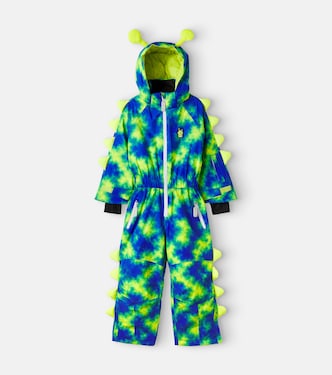 Alien printed hooded ski suit | Roarsome