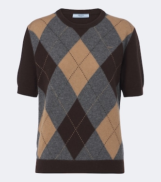 Argyle cashmere sweater | Prada