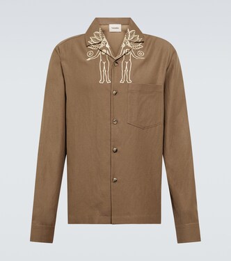 Duco embroidered shirt | Nanushka