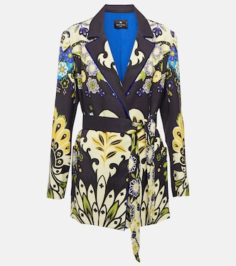 Paisley belted blazer | Etro