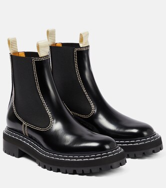 Ankle Boots aus Leder | Proenza Schouler